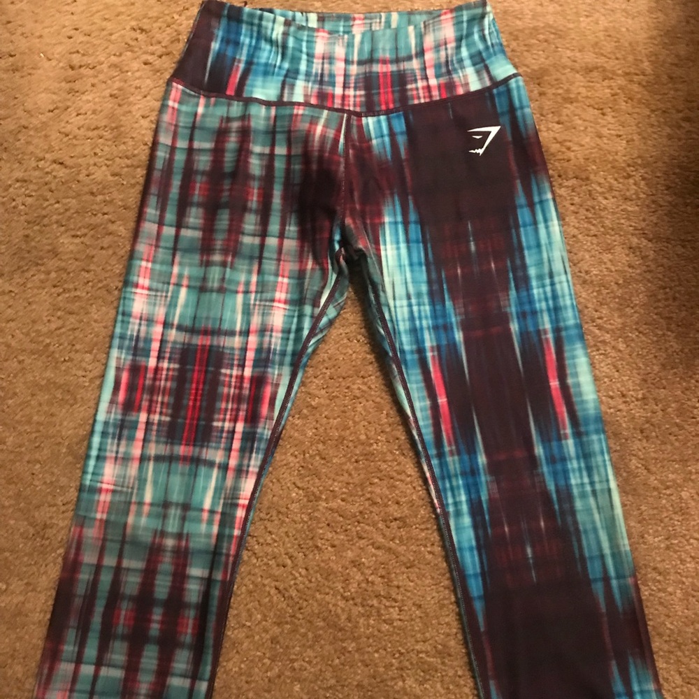 Harlequin Multicolor Cropped Leggings